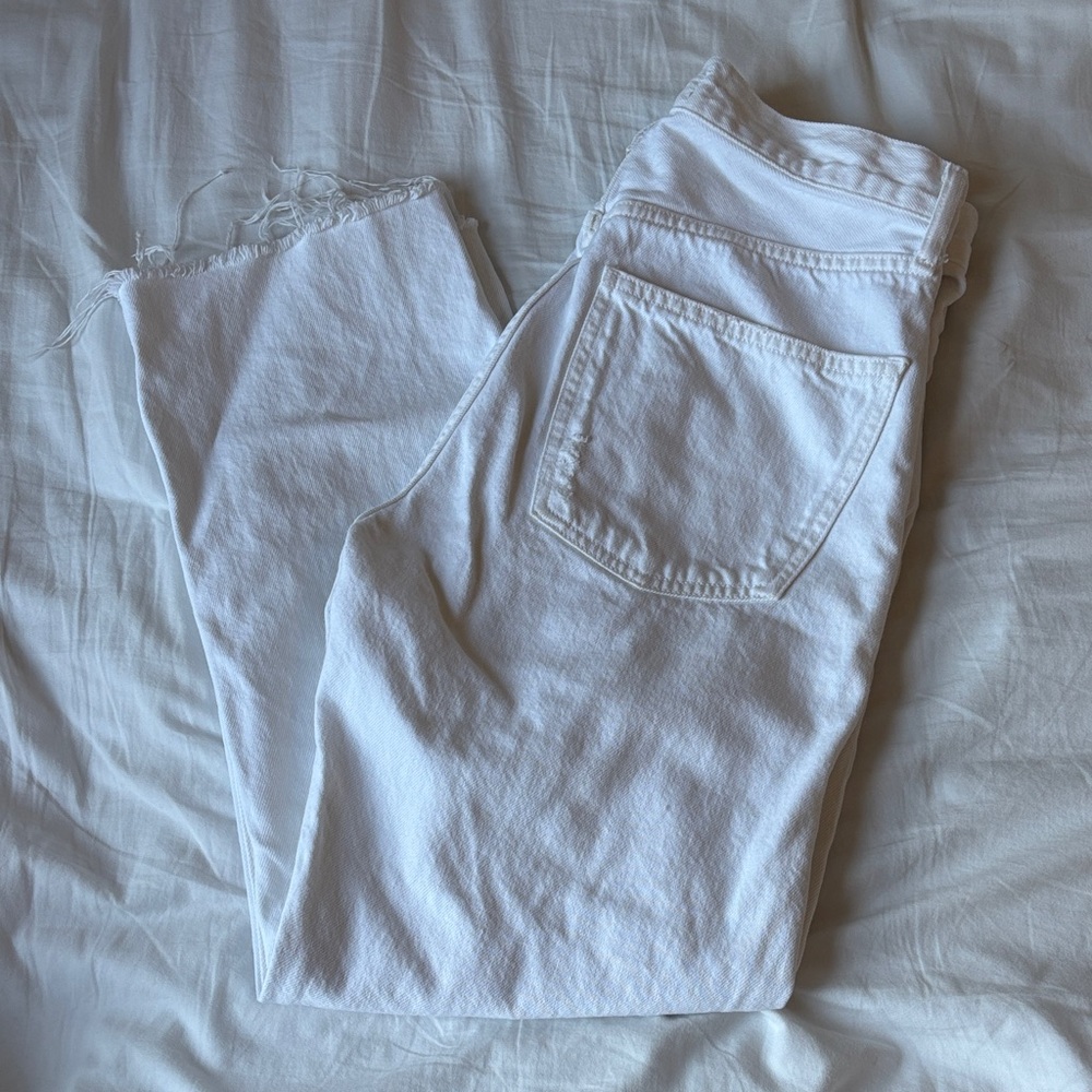 Agolde 90s Crop white jeans